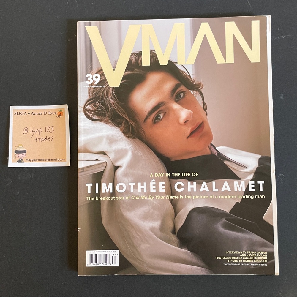 VMAN Magazine Featuring Timothée Chalamet – Neutral Cover
